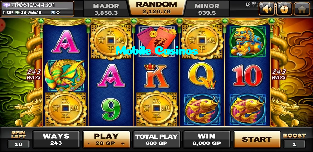 Mobile Casinos casino presented on mobile device in Pakistan with slots and live games